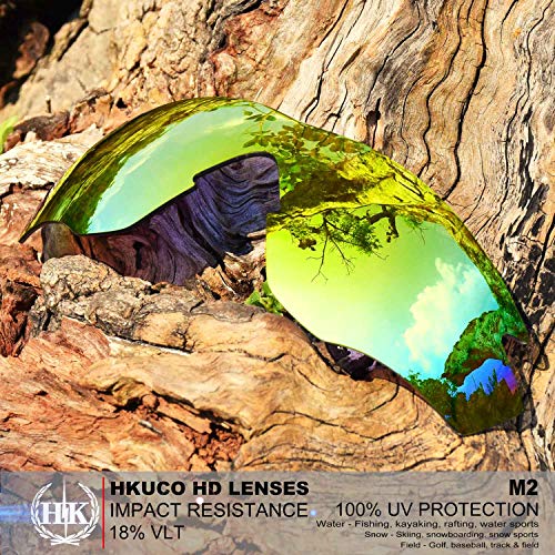 Lentes de repuesto Oakley M2 cristales intercambiables azul oro titanium 3