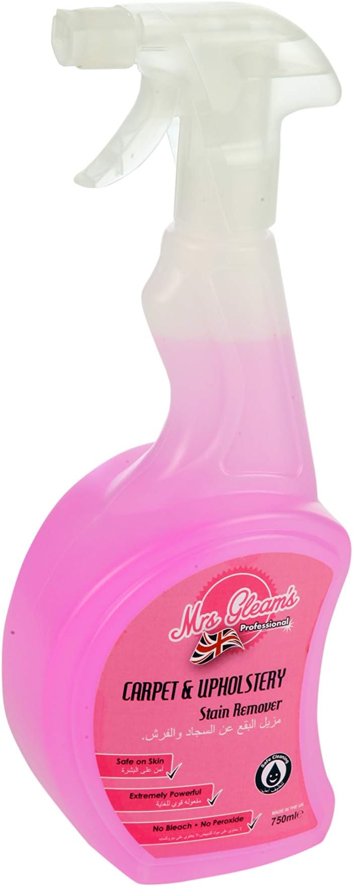 – Pan Emirates Mrs Gleams Carpet & Upholstery Stain Remover, White - 750g