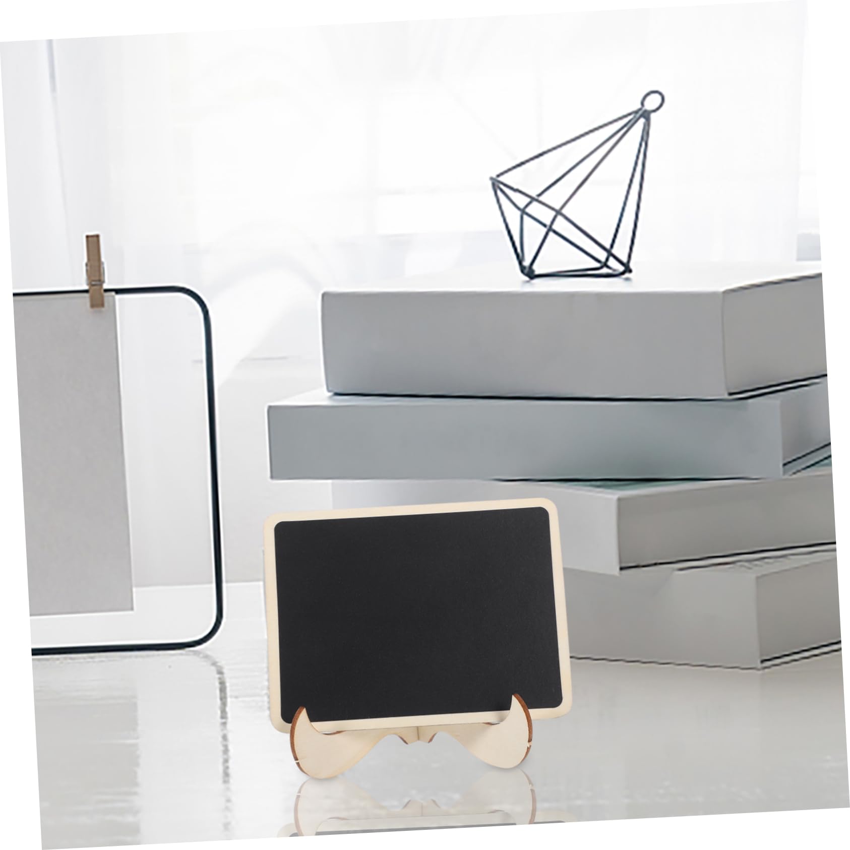 SHINEOFI 5sätze Mini Kreidetafel Aus Teiliges Mit Schablonen Und Stiften Für Notizen Tischkarten Und Dekorationen Für Hochzeiten Partys Und Zuhause