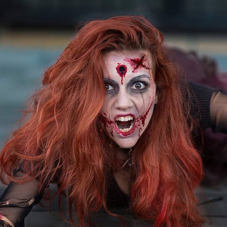 60 Halloween-Narben-Tattoos – Realistisch, Mit Blut-Effekt, Für Grusel-Make-up Und Kostüme