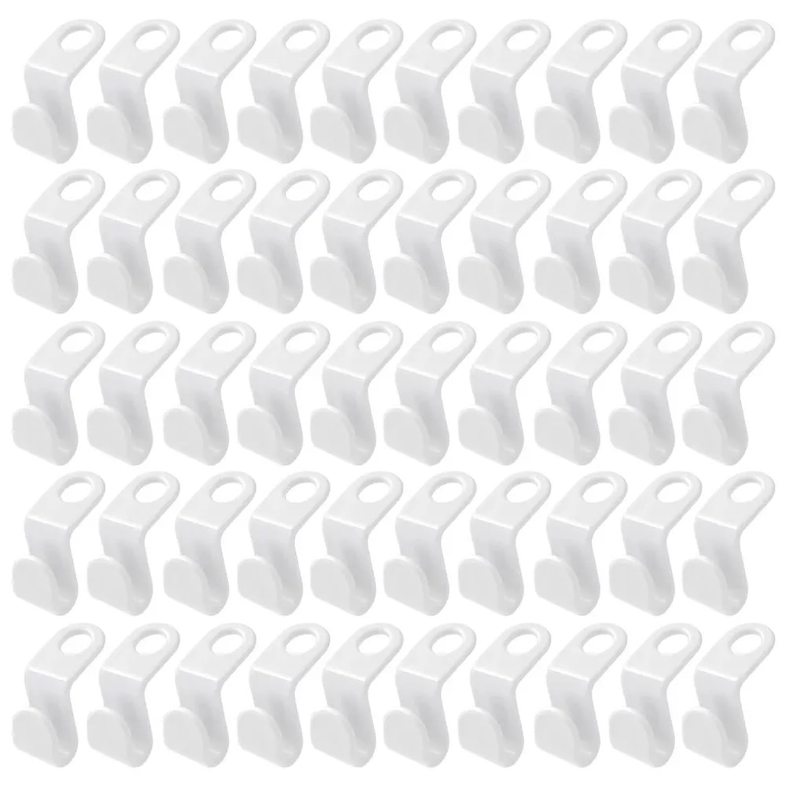 Hangers for Clothes Space Savers 260Pcs Clothes Hanger Connector Hook(White)