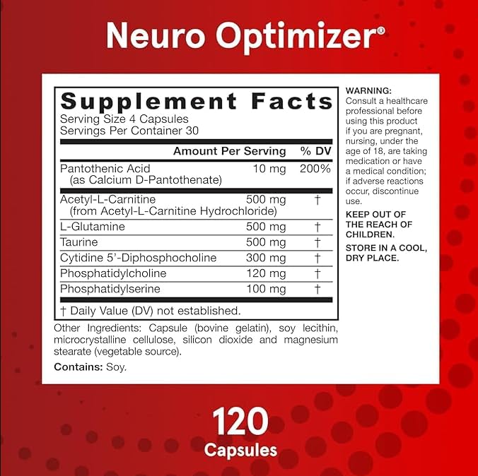 Neuro Optimizer N.Omegas Formulas contre la fatigue intellectuelle - 2