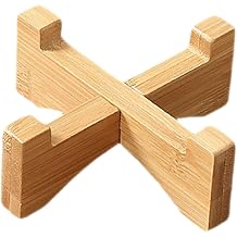 Mipcase Wooden Flower Pot Base Planter Holder Stool for Desk Living Room Balcony