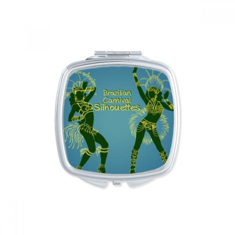 Petit miroir de poche Brésil comme cadeau mignon de maquillage