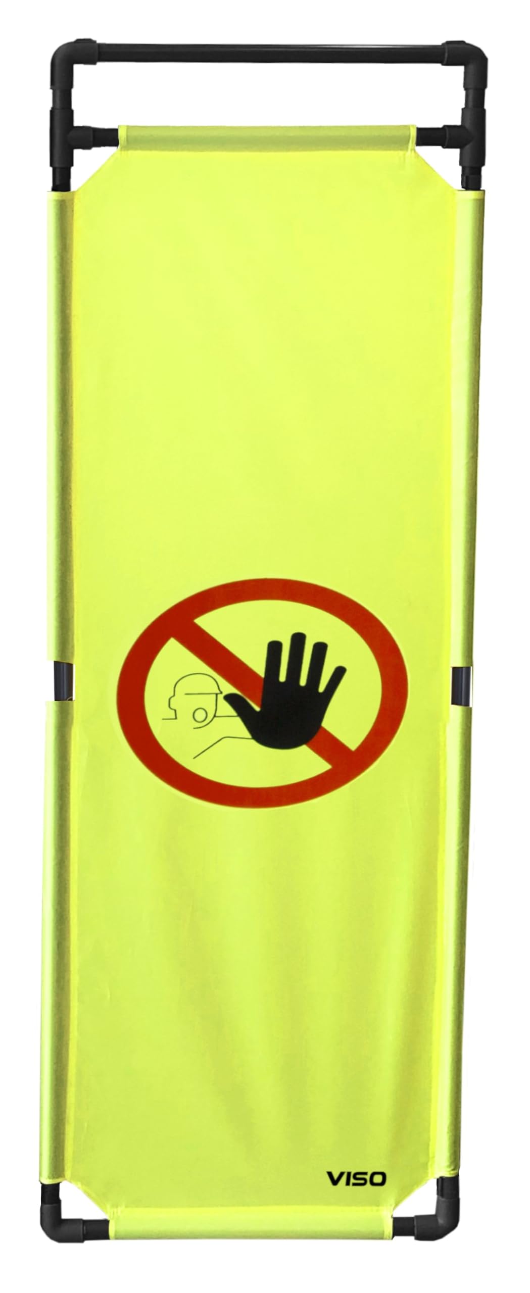 Extension barrière d'intervention PVC 1m80 signalisation interdiction de chantier
