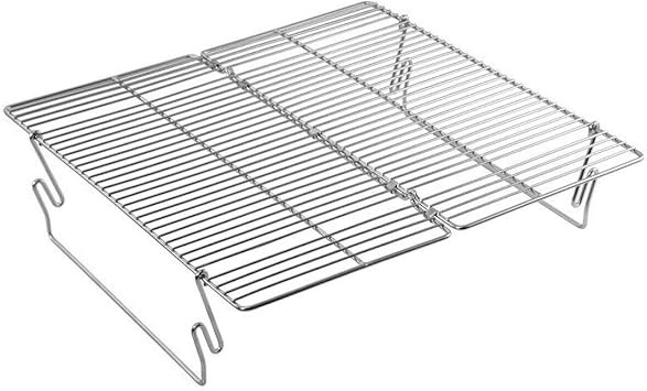 CAMPINGMOON Camping Grill Net Height Adjustable in 2 stages MT-2-W Grill Accessories for MT-2