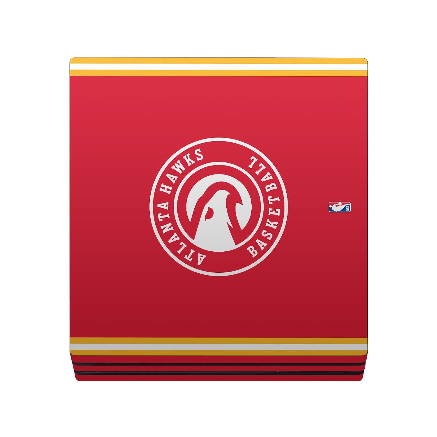 Head Case Designs Officially Licensed NBA Red Design Atlanta Hawks Logo Vinyl Sticker Gaming Skin Decal Cover Compatible With Sony PlayStation 4 PS4 Pro Console and DualShock 4 Controller