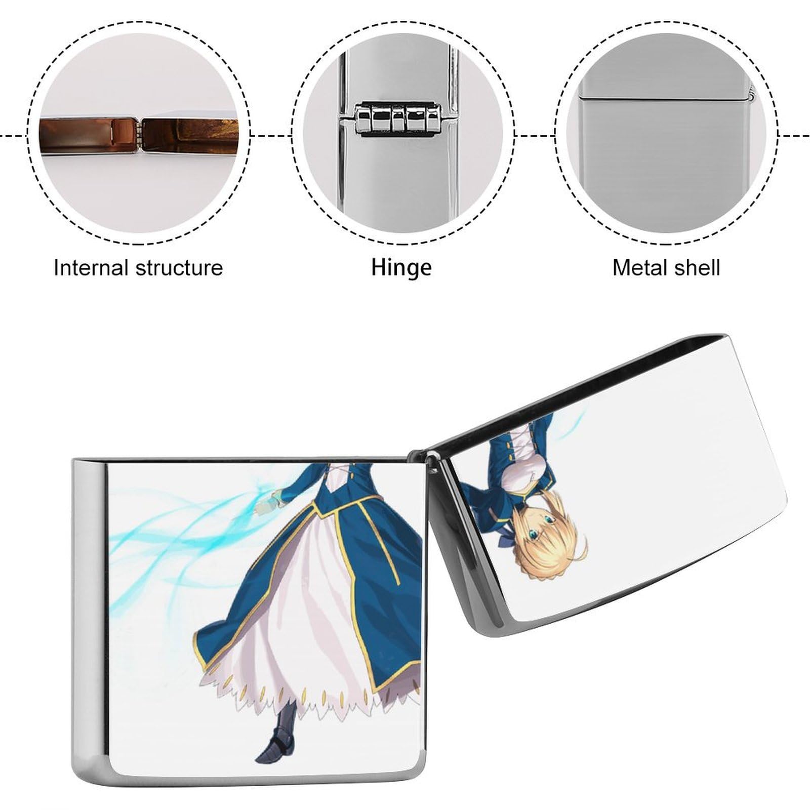 Amazon.co.jp: Fate フェイト セイバーZippoライター兼用ケース メンズ