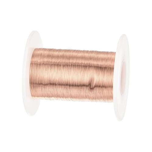 Miniatura 90 de MECCANIXITY - Alambre magnético de 36 AWG 0.12mm, 36 calibre 1631 pies (497m) de alambre de cobre esmaltado para bobinado magnético, bobina de 50g