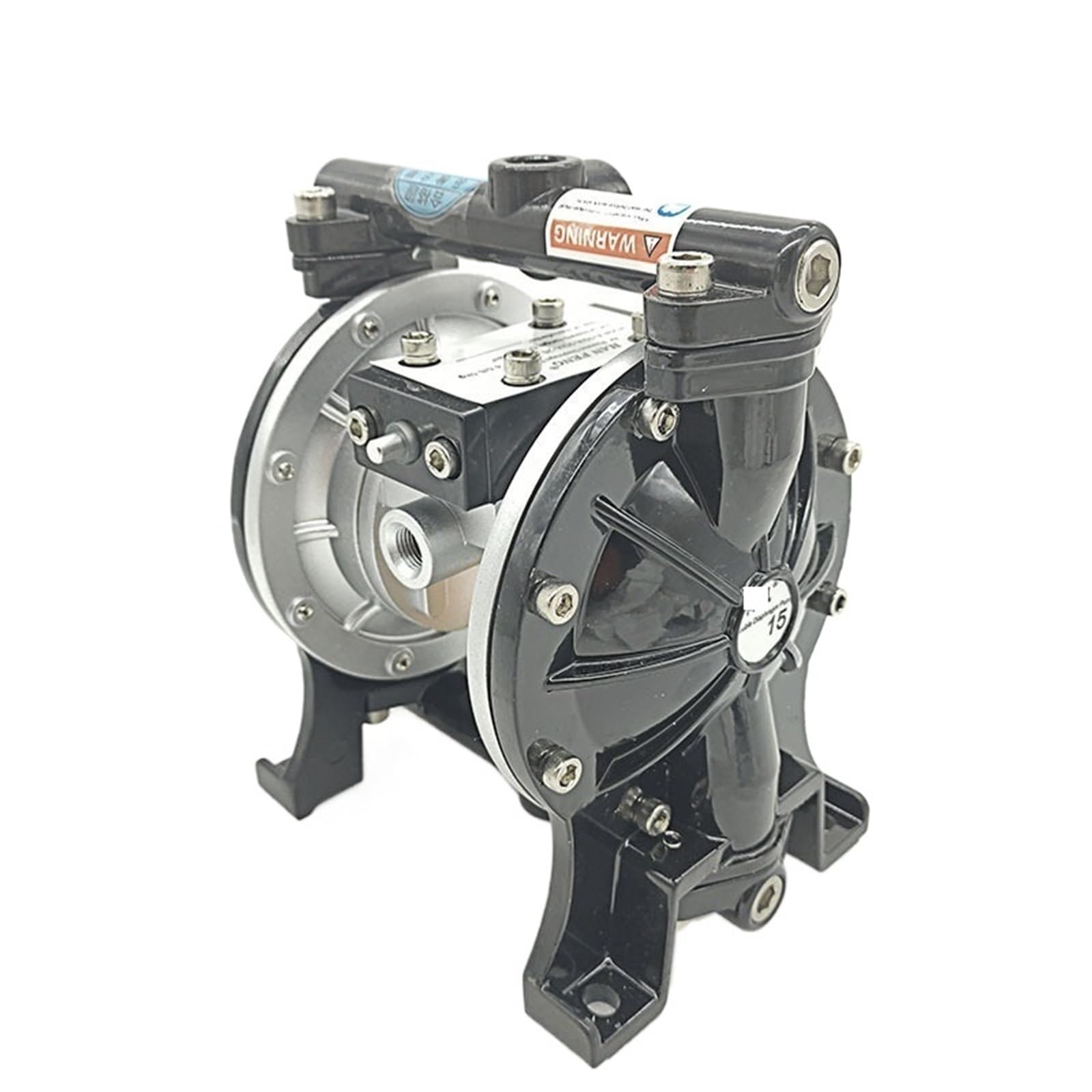 CUDTAPI Diaphragm Pump, Paint Spray Booster, Acid Alkali Resistant Pneumatic, Single(A-15)