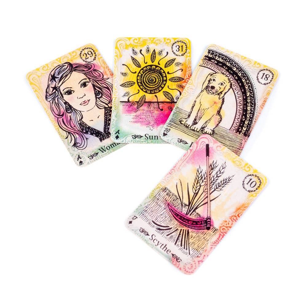 Amazon.co.jp: 水彩画ルノルマンタロット,watercolour Lenormand,tarot