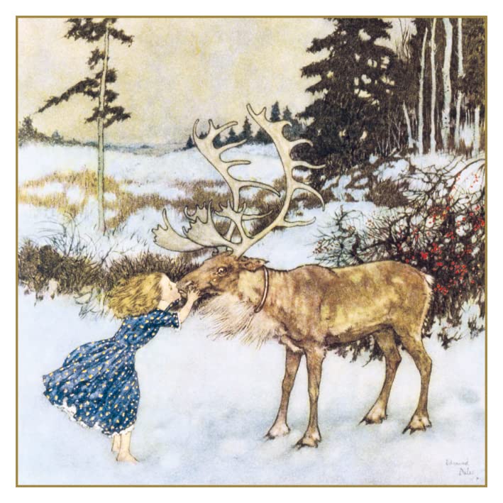 Museums & Galleries Christmas Cards Box of 16 - Assorted Designs - 2 x 8 V&A Artistic Snow Scenes - Festive Christmas Cards Multipack - Image 2