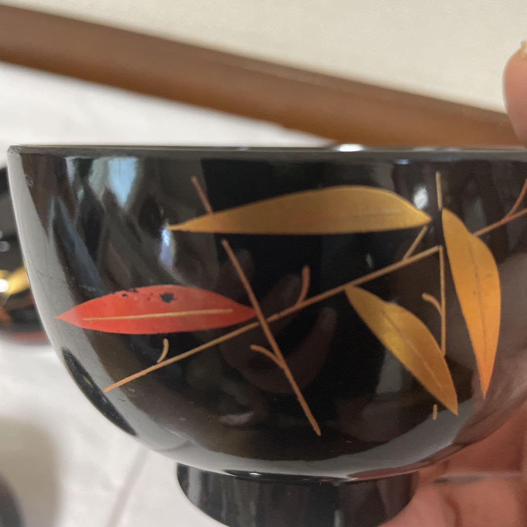 Amazon.co.jp: 新SONE KOUGEI うるし塗 ふた付き 吸い物椀 曽根工芸