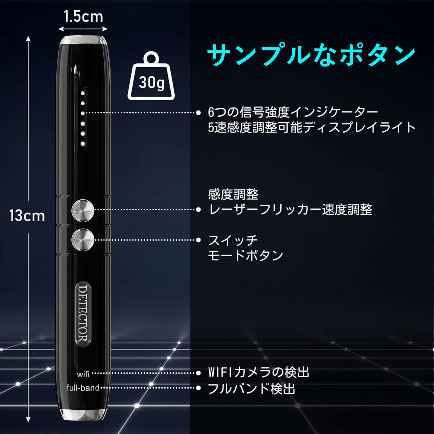 Amazon.co.jp: 盗聴器発見機 この盗撮盗聴発見器能は小型カメラ、盗撮