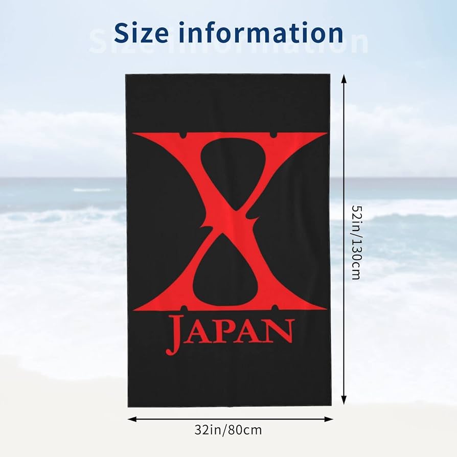 hide(X JAPAN) 1stソロ「HIDE YOUR FACE」バスタオル hide(X