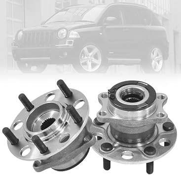 2PCS Rear Wheel Hub & Bearing Assembly 5-Lug w/ABS FIT 20072017 Jeep Compass Patriot, 20072008 Dodge Caliber Replace 512333 Autoround