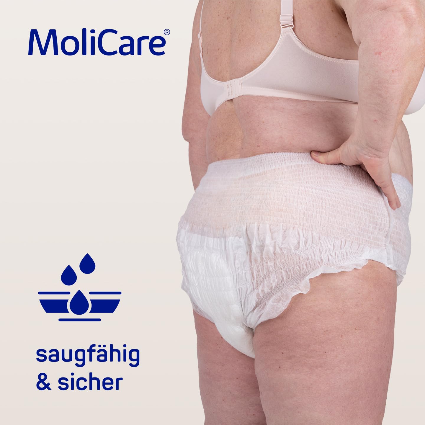 MoliCare Premium Mobile Lot de 14 culottes d'incontinence en 6 gouttes Taille XXL pour femmes et hommes avec incontinence moyenne, protection supplémentaire contre les fuites, protection avancée de la