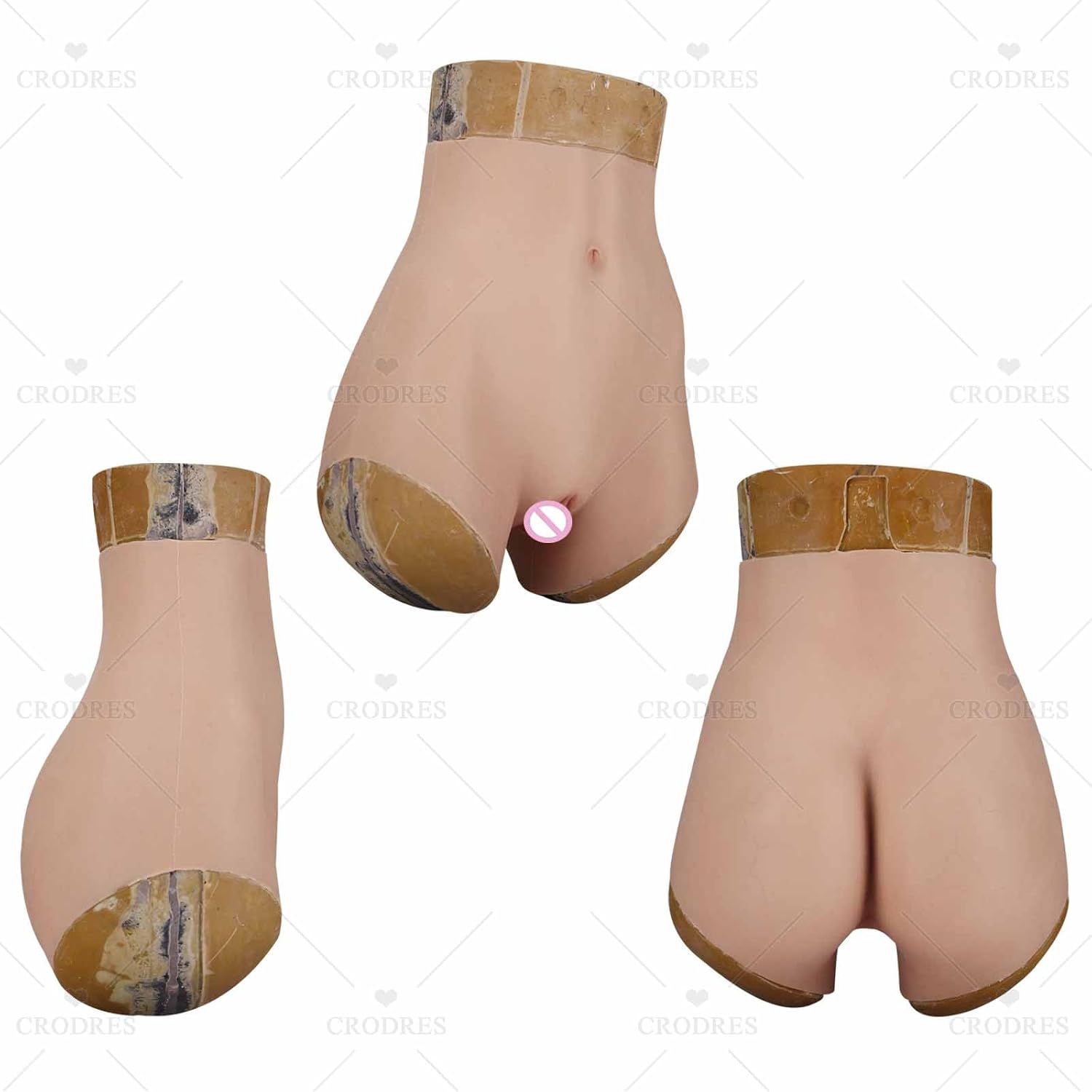 Transgenders Silicone Vagina Panties Men's Hiding Gaff Briefs All-in-One Crossdressing Panty for Ladyboy Drag Queen