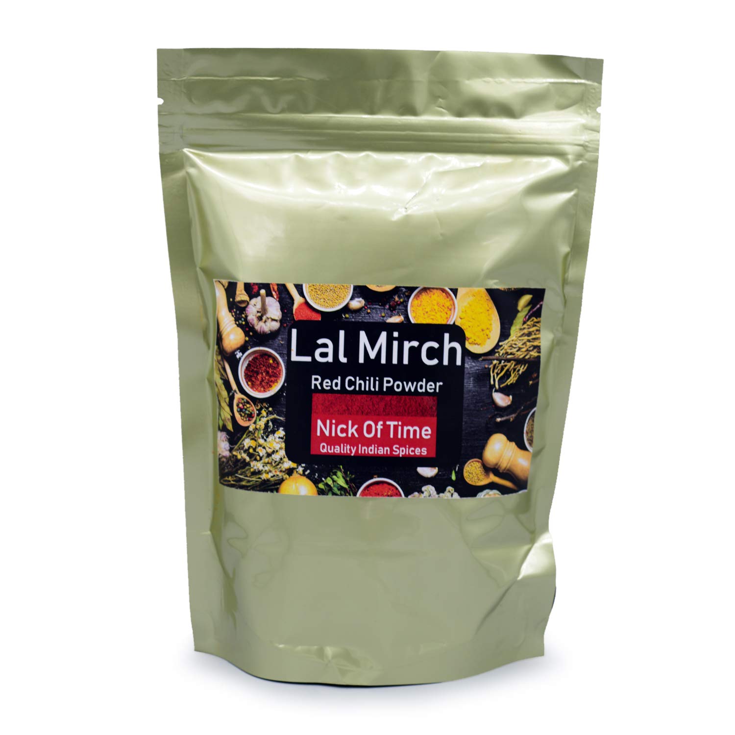 Nick Of Time Indian Spice | Red Chilli Powder | Lal Mirch Powder from Rajasthan (500g | 17.63 oz)