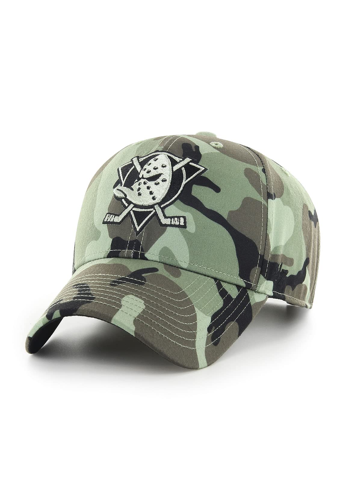 Unisex Dark Camo 47 Brand Trucker Cap - Sector Anaheim Ducks One Size