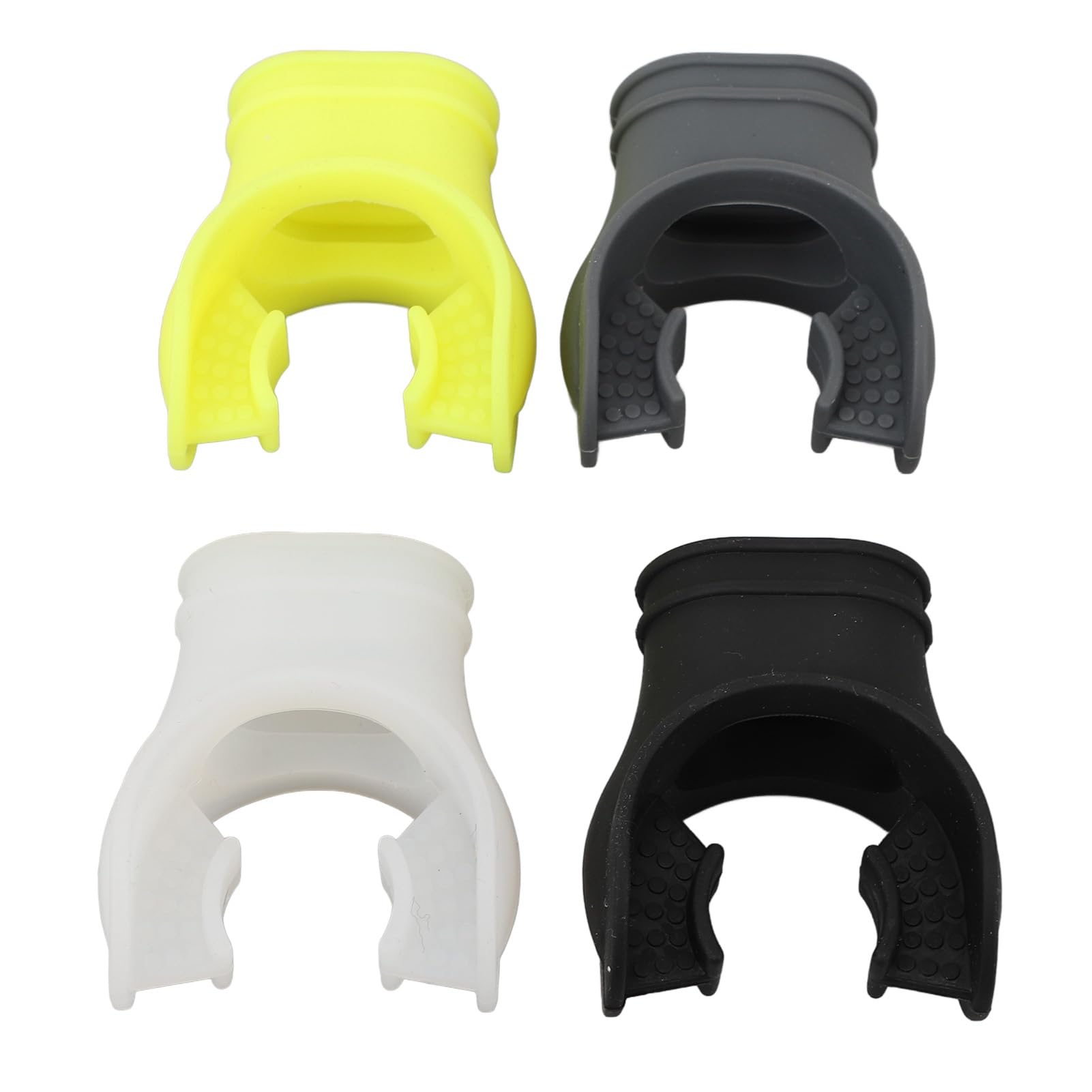Diving Mouthpieces Silicone Comfortable Universal Interface with Regulator Ties Diving Regulator Mouthpiece for Scuba Diving Accessory Safe Material Soft Elastic Dot Design