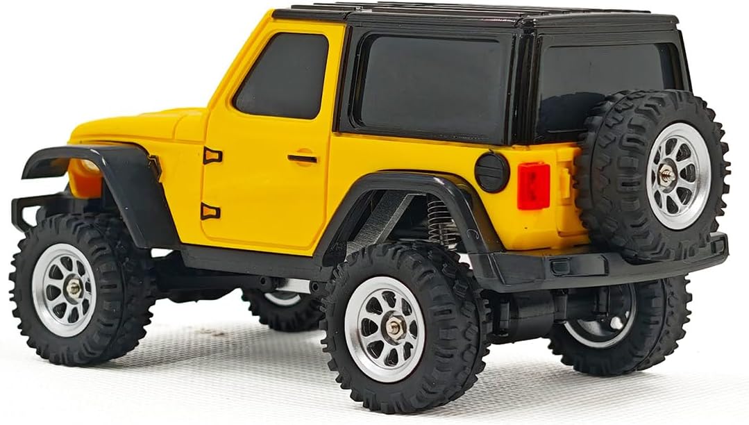 1/36 RC Off-Road Car, 2.4G 4WD Full-Proportional Remote Control Climbing Car with LED Lights, Pickup RC Truck Mini-Van, Crawler Climber Model Toy Gift for Adults -RTR