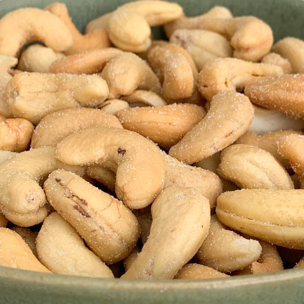 NULTHY - 1kg Anacardo Tostado y Salado - Frutos Secos Naturales - Sin Gluten - Vegano