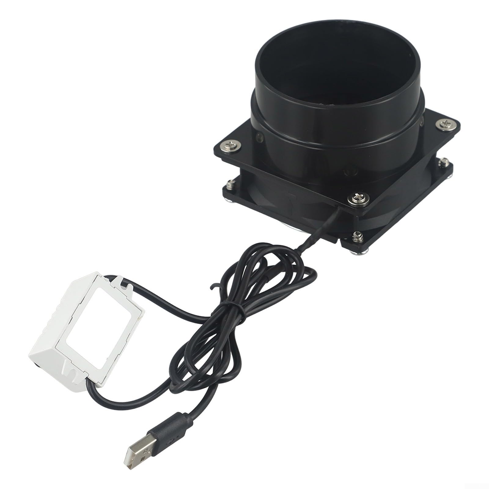 SPORTARC Estrattore di fumi di saldatura con alimentazione USB e velocità regolabili, perfetto per fai da te, officine e uso domestico (ventilatore più tubo da 6 m)