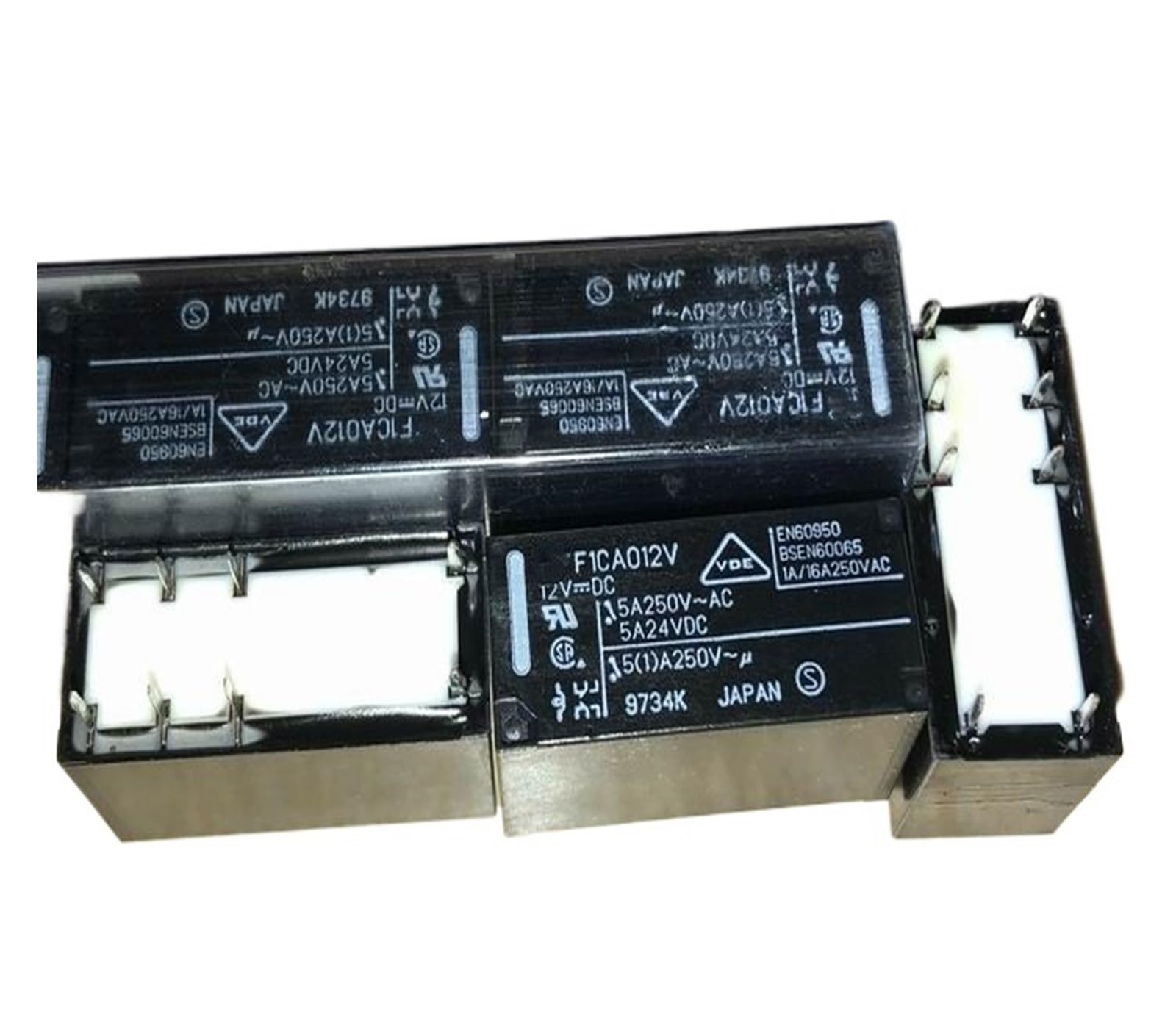 Relé F1CA012V 115F-2C-12V-5A interruptor de 8 pines para placas electrónicas