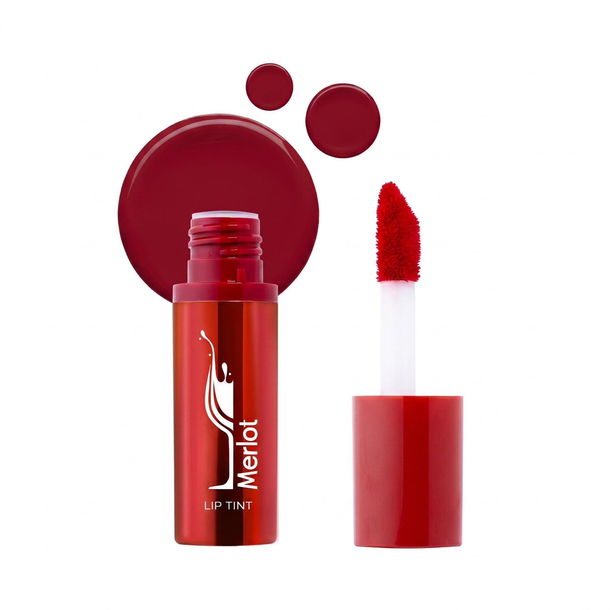 Character Tinted Lip Stain | Lightweight Long-Lasting Lip Tint | Soft Smooth Finish | Everyday Wear Lip Stain (Merlot - CTL004, 5ml)-image-26