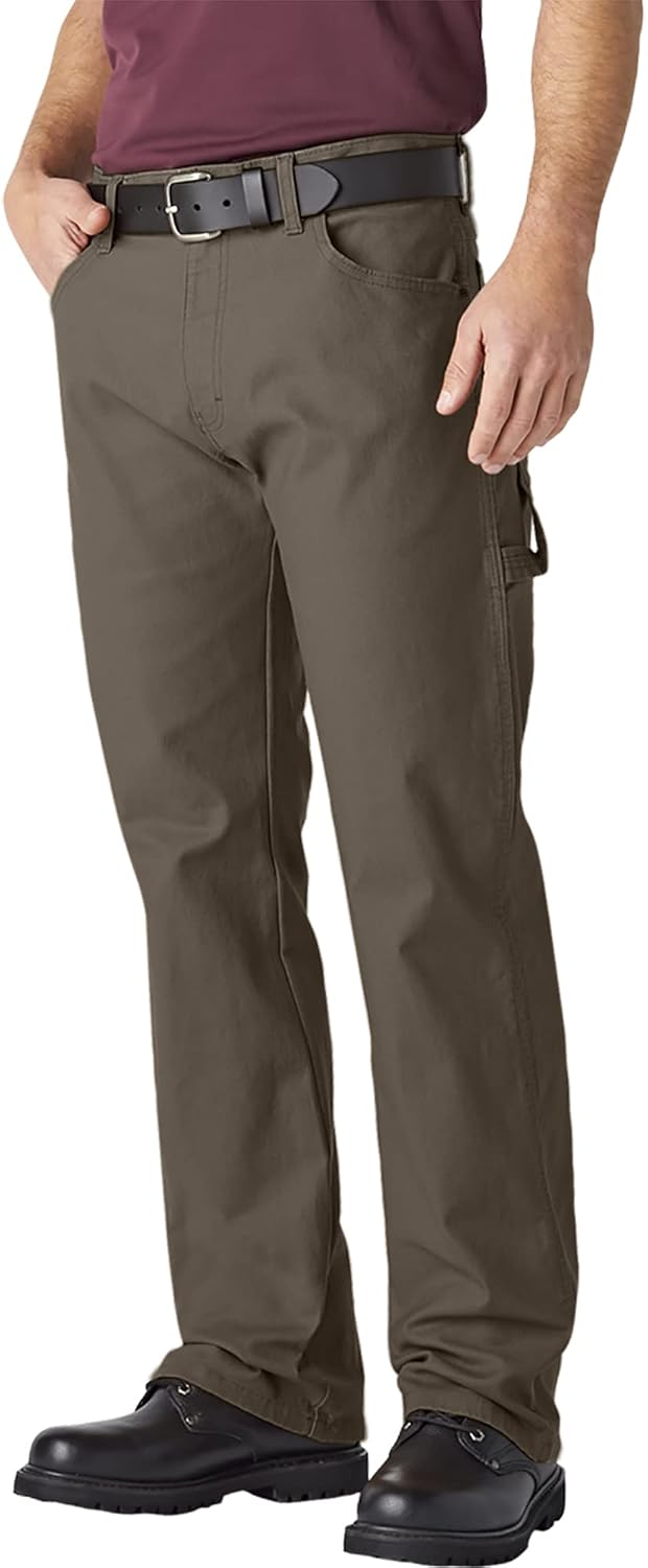 Dickies Men's Relaxed Fit Straight-Leg Duck Carpenter Jean