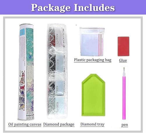 Miniatura 5 de mrpwnle Kits de pintura artística de caballo con diamantes para adultos, pintura de diamante de punto de diamante para principiantes, kits de
