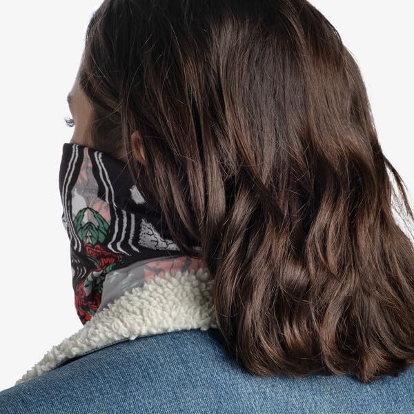 Image of BUFF Original EcoStretch Neck Gaiter, UPF 50 Sun Protection, Breathable, Versatile, Quick Dry, Multi-Colored, Adult Size