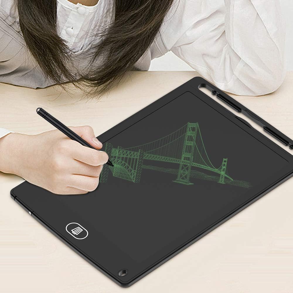 EVERNEST Latest LCD Writing Tablet for Kids 8.5 Inch, Bropang Drawing Board Doodle Board Writing Pad Reusable Portable Ewriter Educational Toys, Gift for Kids Student Teacher Adults at Home