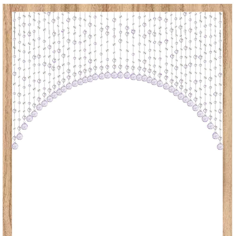 Rideaux de perles de porte de style moderne et personnalisable pour intérieur chic