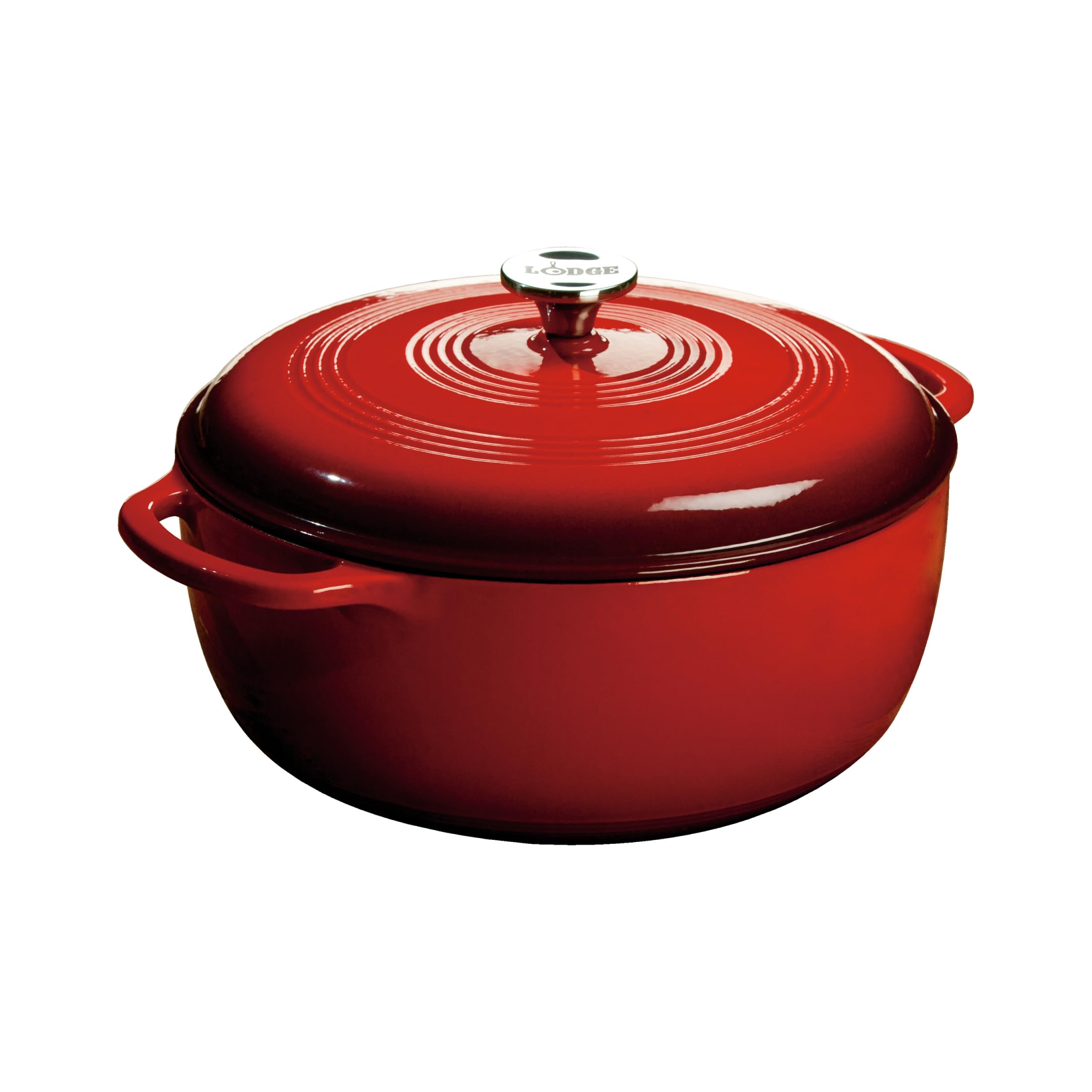Lodge Essential Enamel Cast Iron Dutch Oven, 7.5 Quart