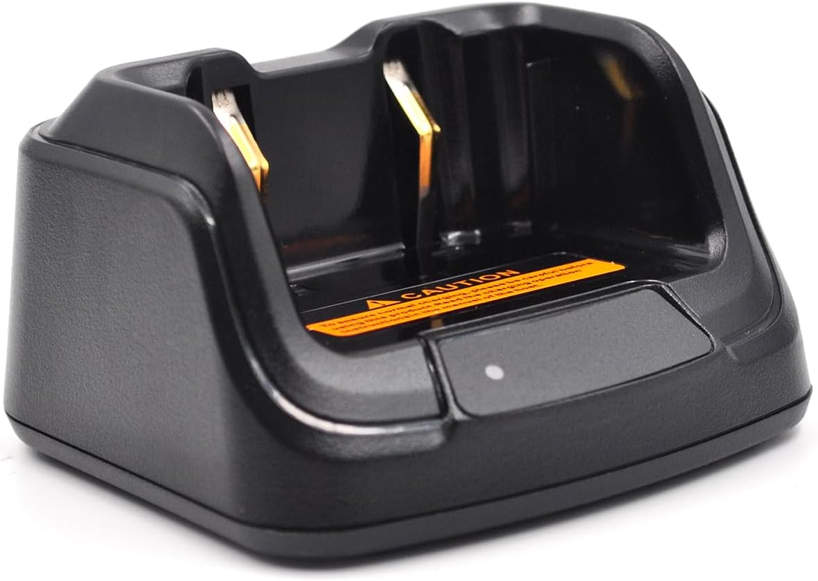 (2-Pack) CH10L23 Single Desktop Charger Compatible for Hytera Radio BD506 BD516 BD556 BD616 BD502 BD552 BD612 BD502i BD552i BD612i Two Way Radios BL1506 BL2018 Batteries