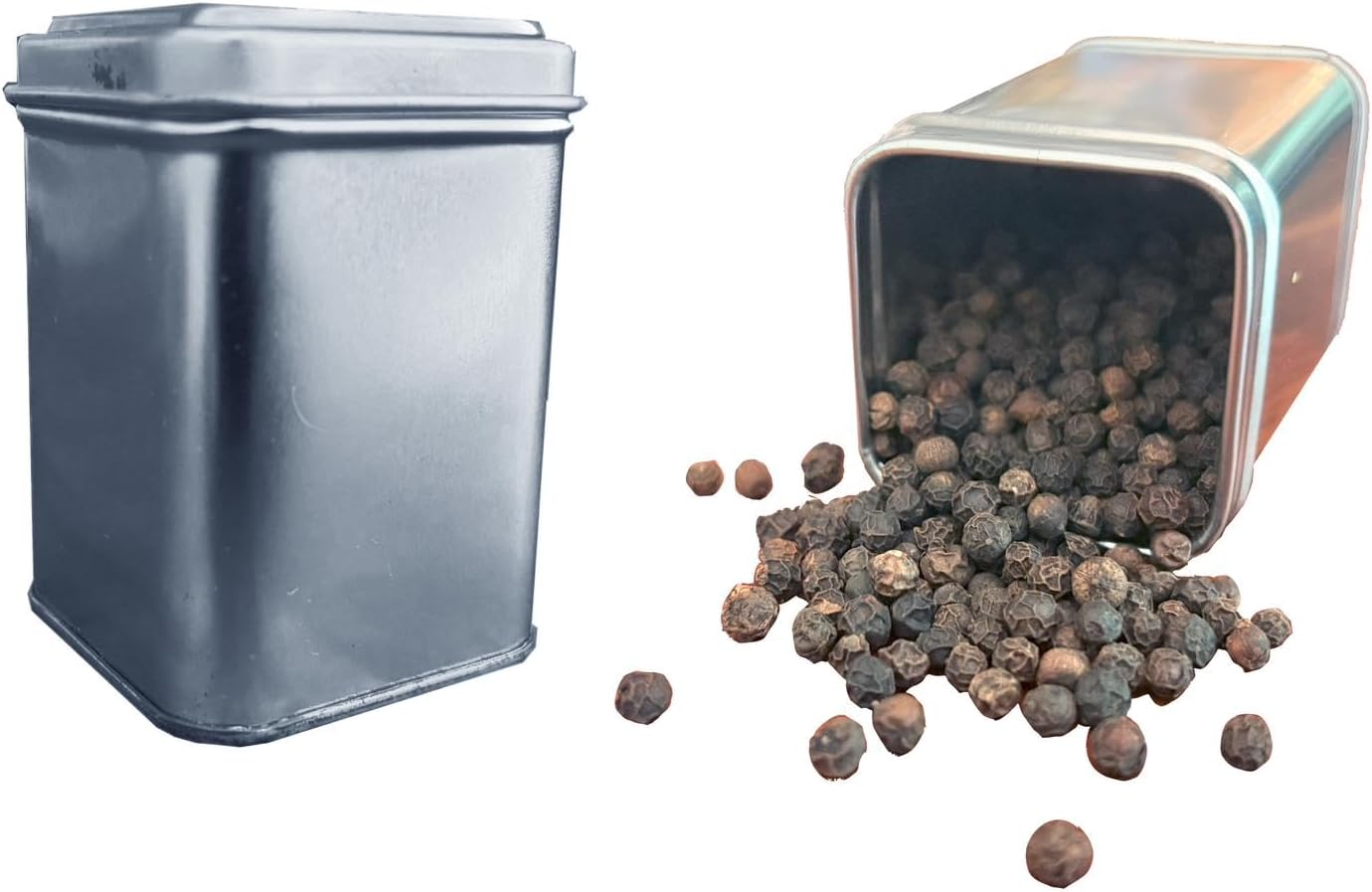 48 Small metal square container 4oz storage for spices, candies making, jewelry, office supplies candies