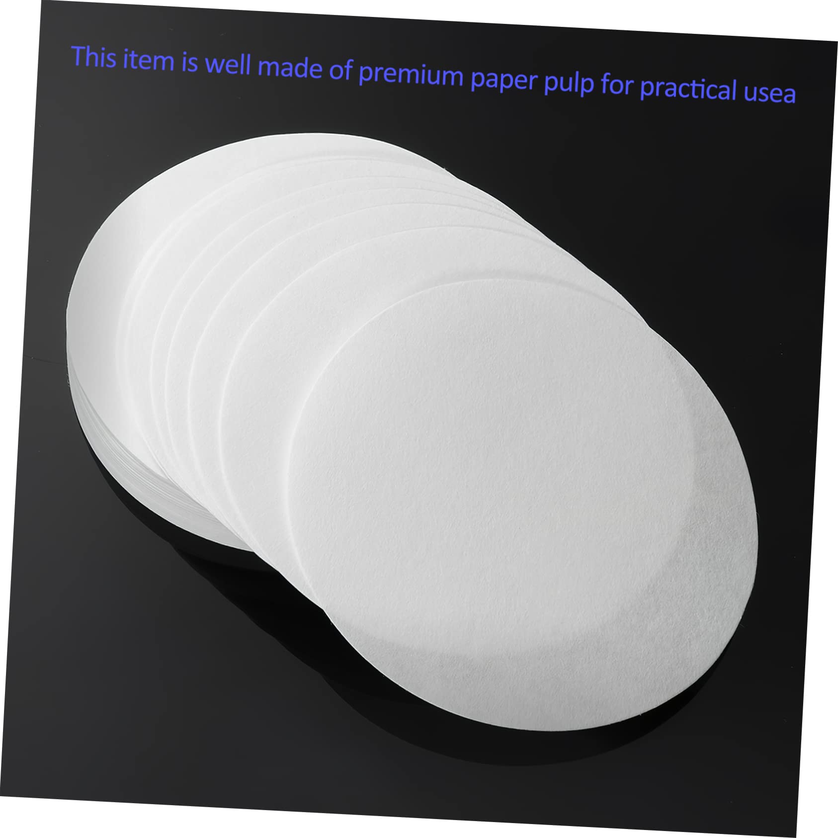 JECOMPRIS Qualitative Filter Paper 200pcs 7cm Diameter Round Shape Medium Speeds for Laboratory Filtration