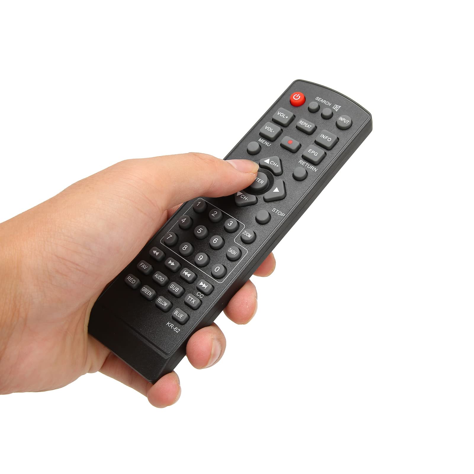 KIMISS Mini Téléviseur Portable 5 Pouces ISDB-T TV Numérique Rechargeable 1080P Radio FM 110-220V