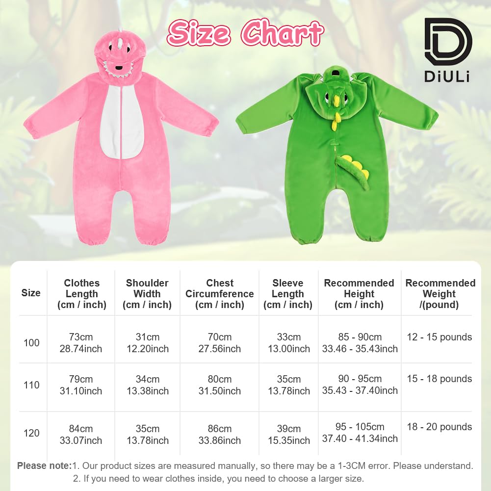 DiULi Unisex Baby Toddlers Romper, Winter Hooded Romper, Flannel Animal Hooded Rompers Jumpsuit - Image 2