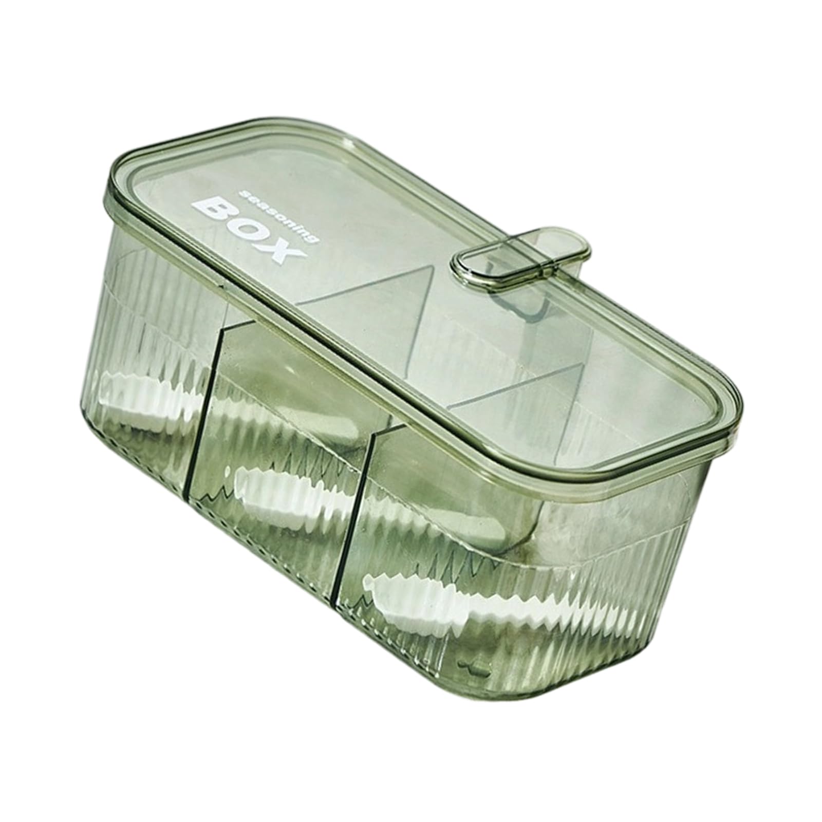 PANGBOER Multipurpose Kitchen Canister for Seasoning and Condiments with Visible Content Levels Seasoning Planner