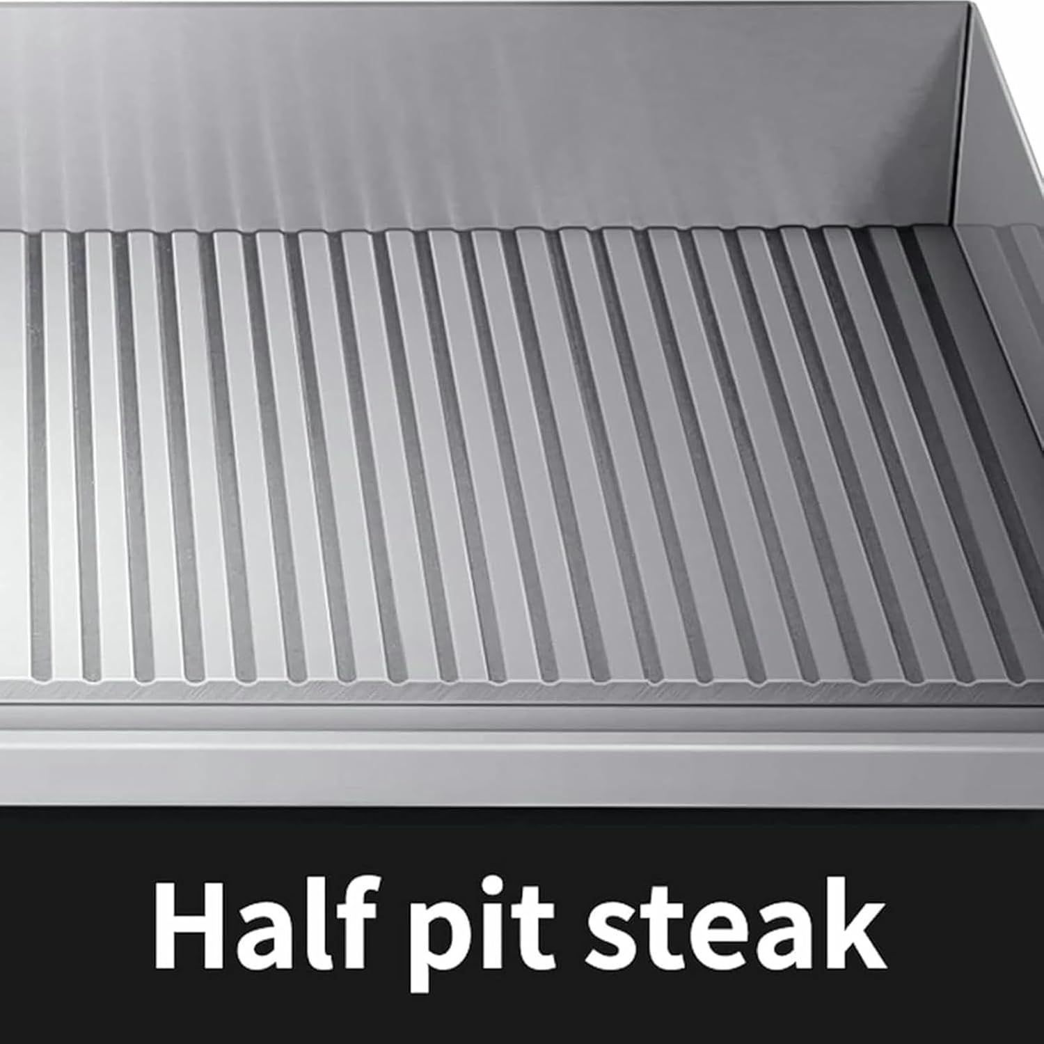 28.7" Commercial Electric Griddle, 4400W Electric Countertop Flat Top Griddle Half Grooved/Flat