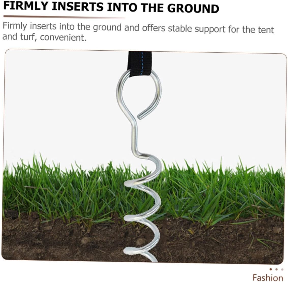 MERRYHAPY Dog Tie Out Stake Heavy Duty Metal Ground Anchor Spiral Stake with Handle for Reliable Pet Tie-Out and Camping Use