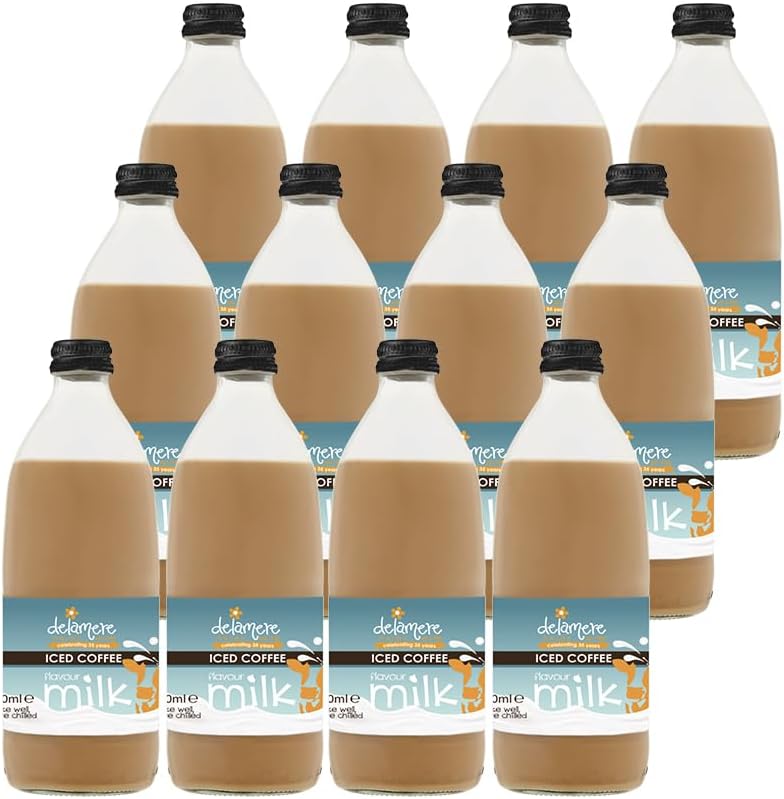 Delamere Dairy Iced Coffee Latte 500ml × 12 Ready To Drink Coffee