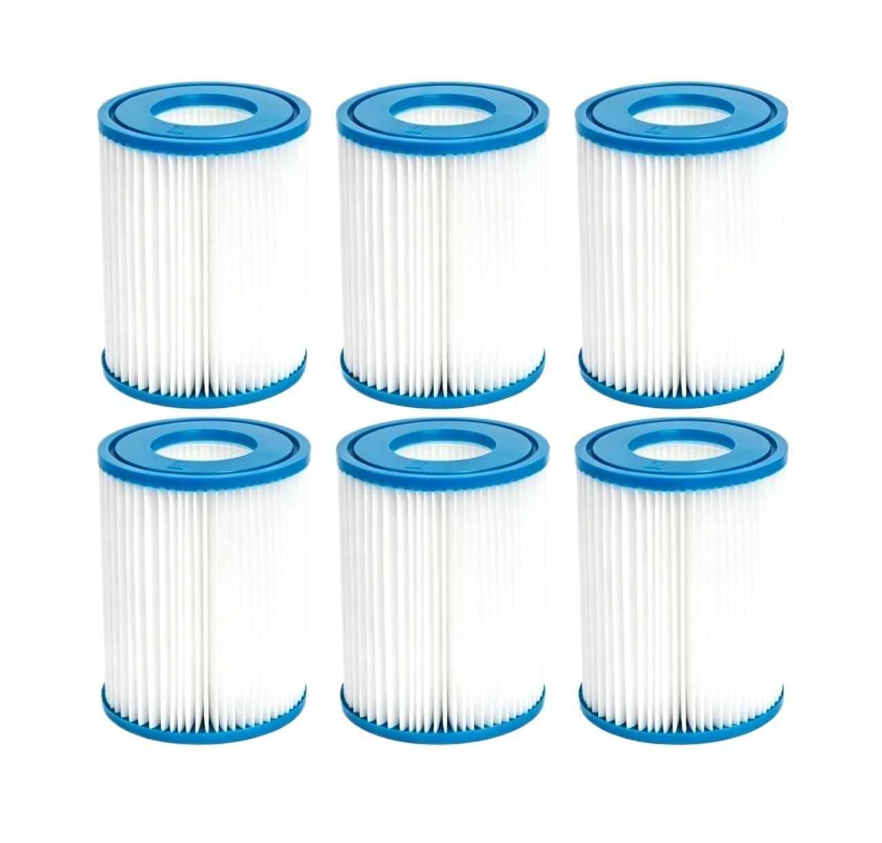 Cartouches Filtrantes De Piscine De Type II, Compatibles avec Bestway, 58383 58386 58386GS(6pcs)