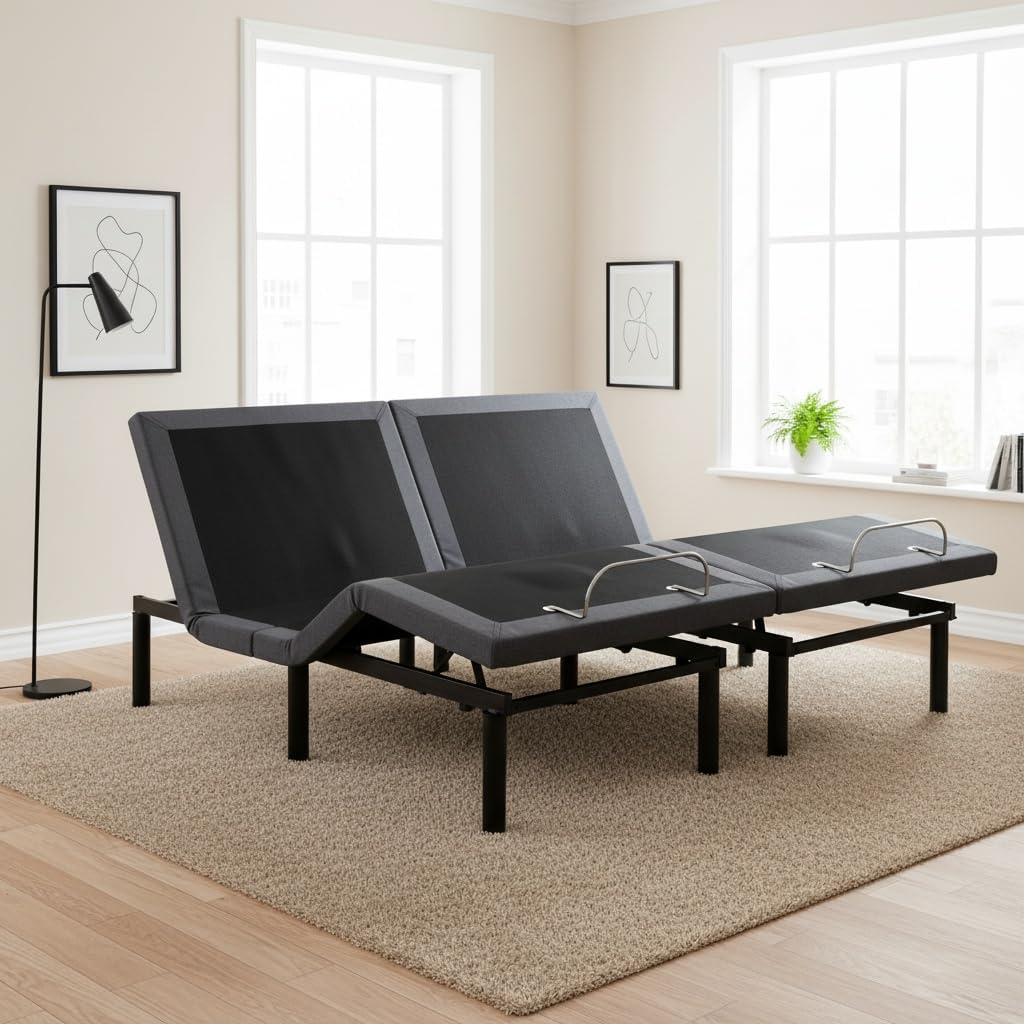 Naomi Home Idealbase Split King Adjustable...