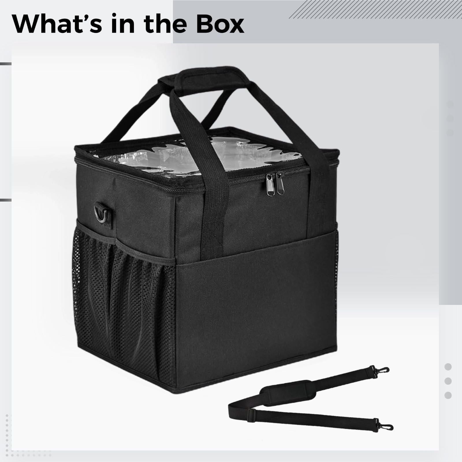 Sac Porte-gobelets Isotherme à 4 Compartiments, Sac de Transport pour Boissons avec bandoulière rembourrée, Portable pour Voyage, randonnée et Usage Quotidien, séparateurs, poignée intégrée
