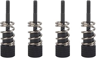 Aluminum M3 Installation Screws for CPU Water Cooling Block, Compatible with for 1150 1151 1155 1156, 4pcs, Variety of Colors Available (Black)