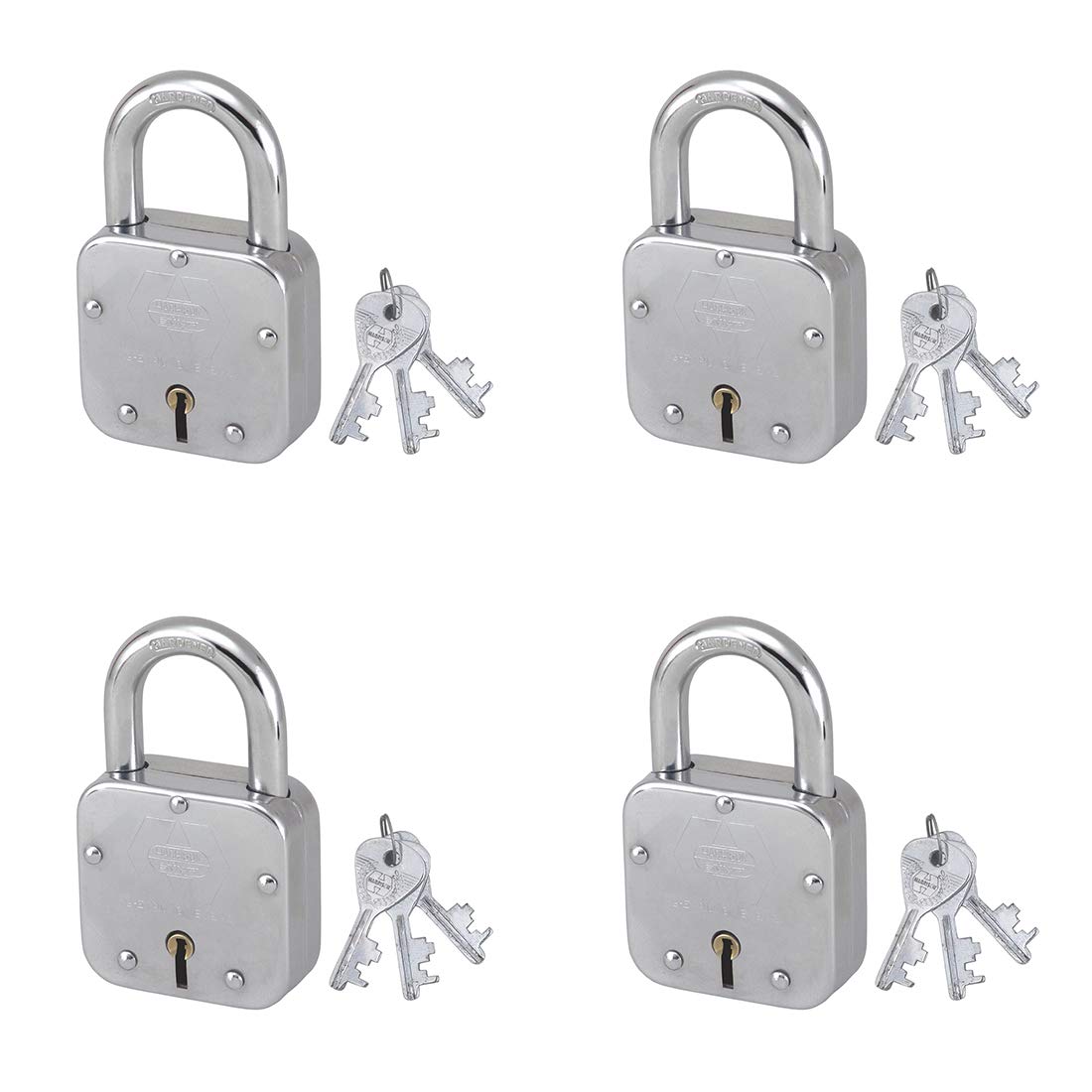 Harrison T-27 / BCP-0040 Steel 6 Levers Padlock with 3 Keys — Amazon image 5